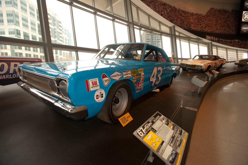 NASCAR Hall of Fame Car Inside
