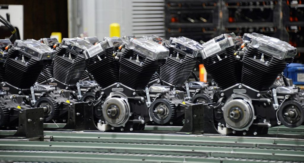 Harley-Davidson Powertrain Operations Completed Engines 