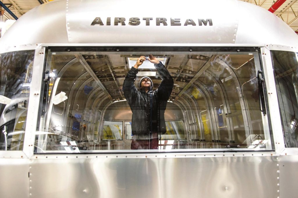 Airstream Factory Tour; Credit Airstream