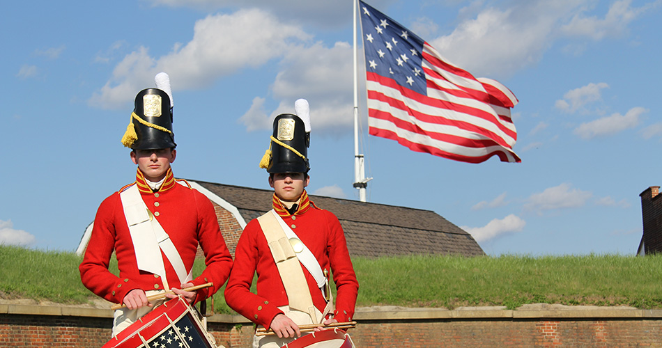 Fort McHenry soldiers