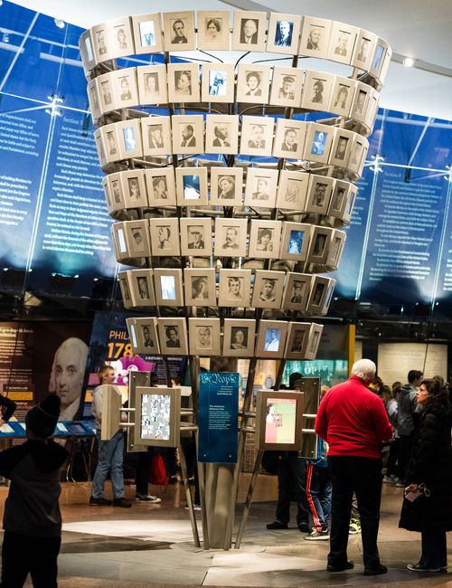 The Story of We the People Exhibit Photo courtesy of the National Constitution Center