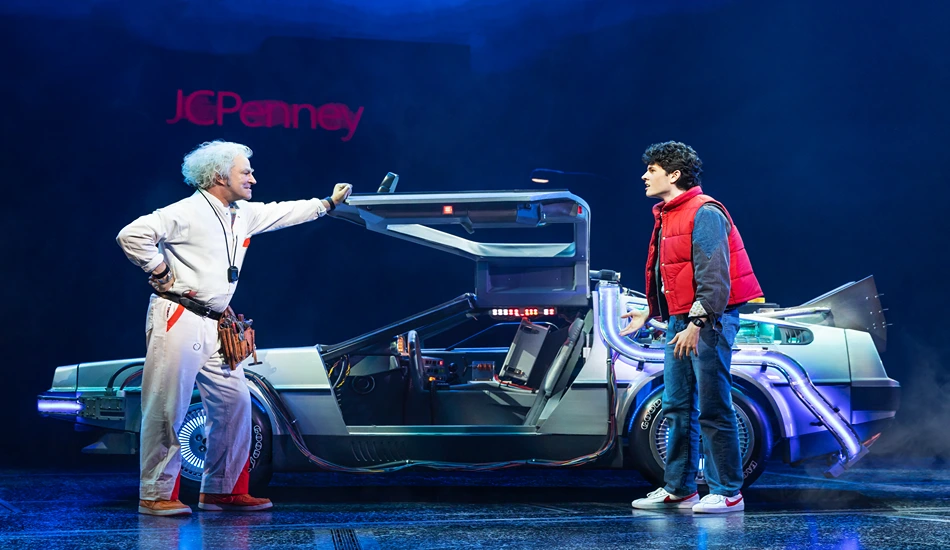 Back to the Future on Broadway - Roger Bart and Casey Likes