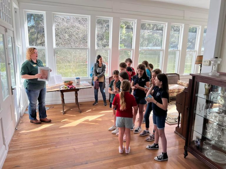 Chinsegut Hill Historic Site in Brooksville Florida class trip. Photo credit Chinsegut Hill Historic Site Facebook 768x576