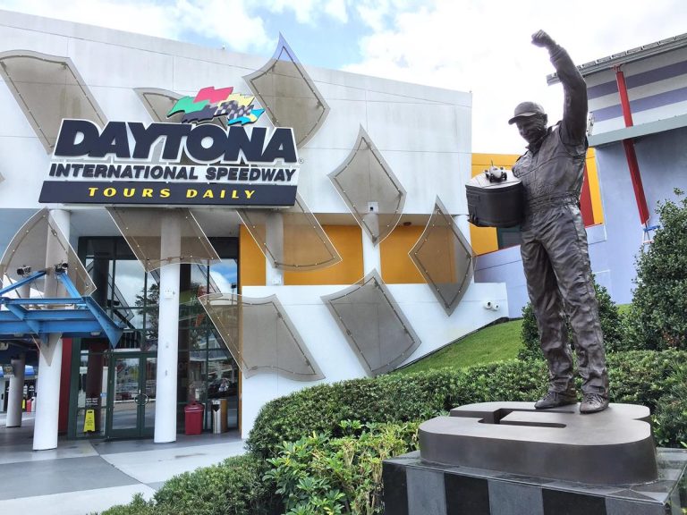 Daytona International Speedway in Florida. Photo credit Melissa Hillier via Flickr 768x576