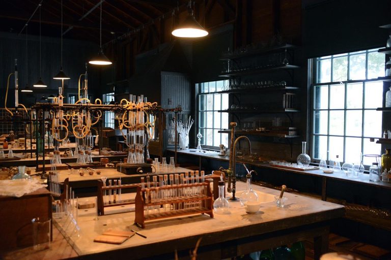 Edison and Ford Winter Estates in Fort Myers Florida laboratory that preserves the hands on areas of research in history. Photo credit Edison and Ford Winter Estates Facebook 768x512