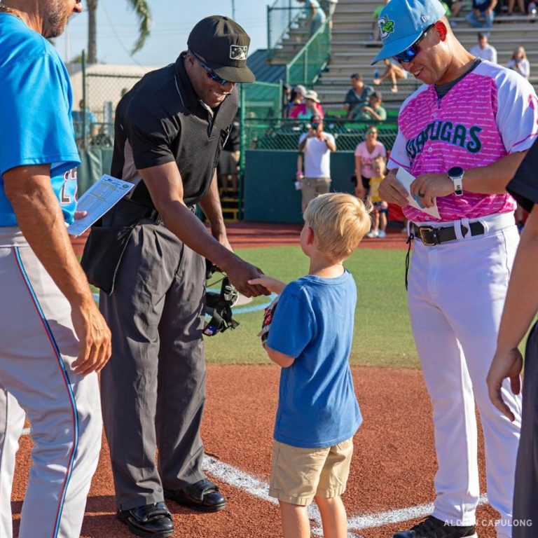 Jackie Robinson Ballpark meet and greet. Photo credit Daytona Tortugas Professional Baseball Facebook 768x768