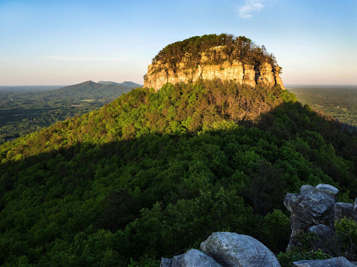 Pilot Mountain State Park's iconic Big Pinnacle. Photo credit NC Division of Parks and Recreation