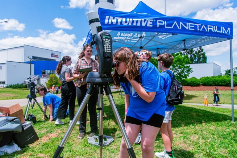 U.S. Space and Rocket Center in Alabama at planetarium. photo credit U.S. Space and Rocket Center Facebook page 768x512