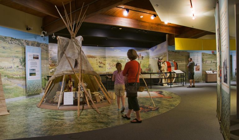 Akta Lakota Museum and Cultural Center exhibits. Photo credit Akta Lakota Museum Facebook 768x451