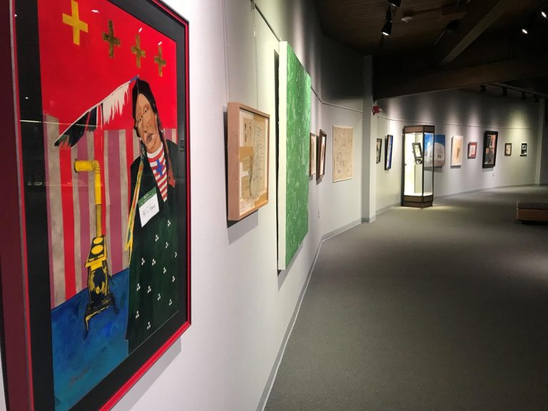 Akta Lakota Museum and Cultural Center visual art. Photo credit Akta Lakota Museum Facebook 768x576