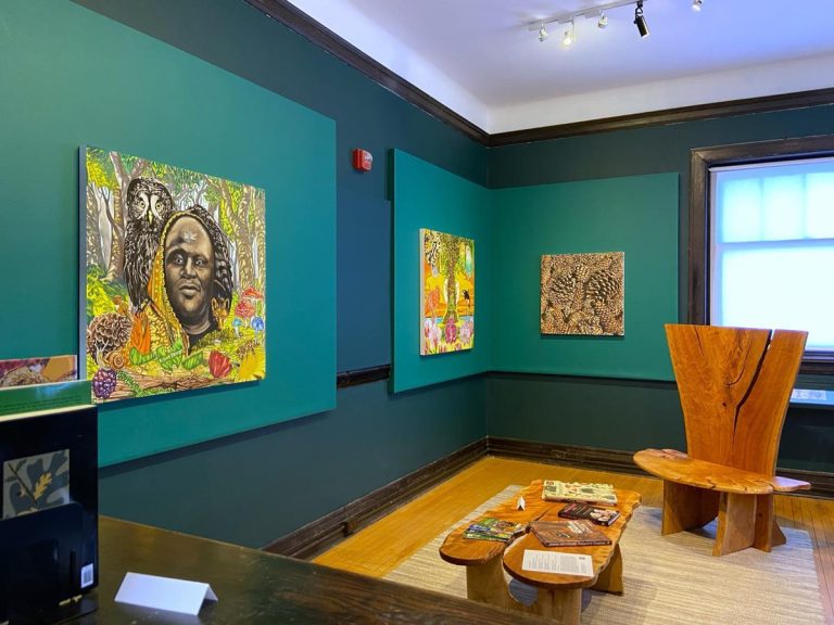 Brattleboro Museum Art Center reading nook. Photo credit Brattleboro Museum Art Center Facebook 768x576