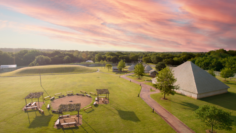 Chickasaw Cultural Center outside image. Photo credit Chickasaw Cultural Center Facebook 768x433