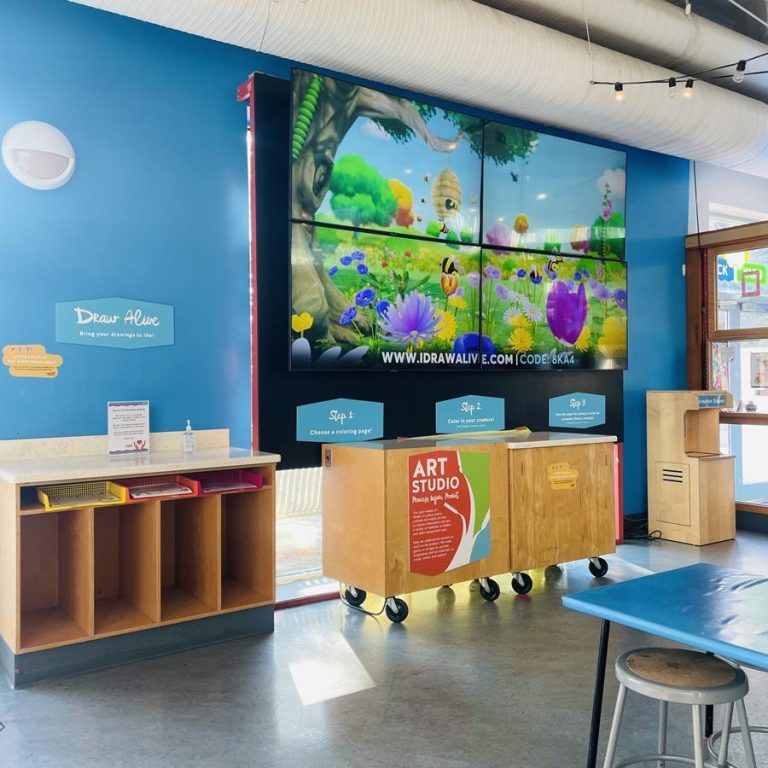 Childrens Museum of Richmond Draw Alive experienc. Photo credit Childrens Museum of Richmond Facebook 768x768