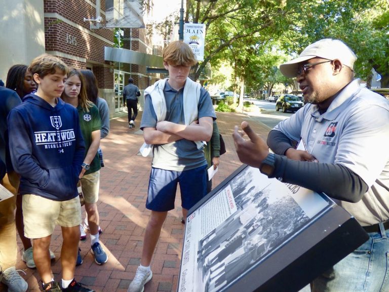 Columbia SC 63 walking tour of downtown Columbia. Photo credit Columbia SC 63 Our Story Matters Facebook 768x576