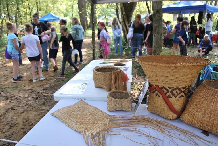 Daniel Boone National Forest basket weaving. Photo credit U.S. Forest Service Daniel Boone National Forest Facebook 768x514