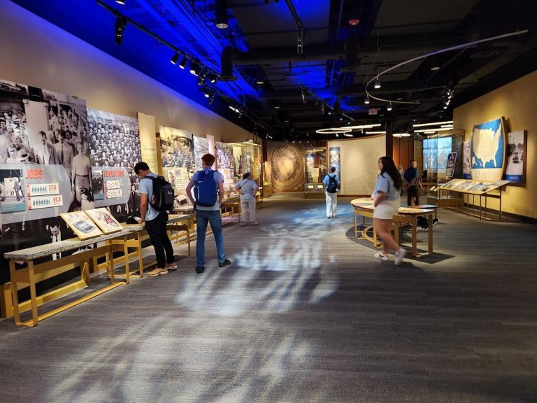 Eisenhower Presidential Library and Museum exhibits. Photo credit Facebook 768x576