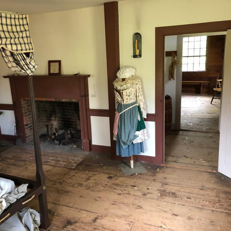 Ethan Allen Homestead Museum interior of the oiginal home. Photo credit Facebook 768x768