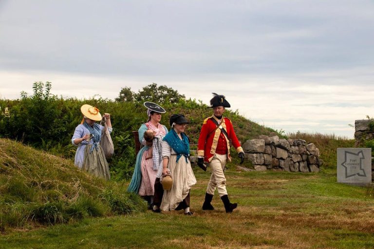Fort Griswold Battlefield costumes. Photo credit Facebook 768x512