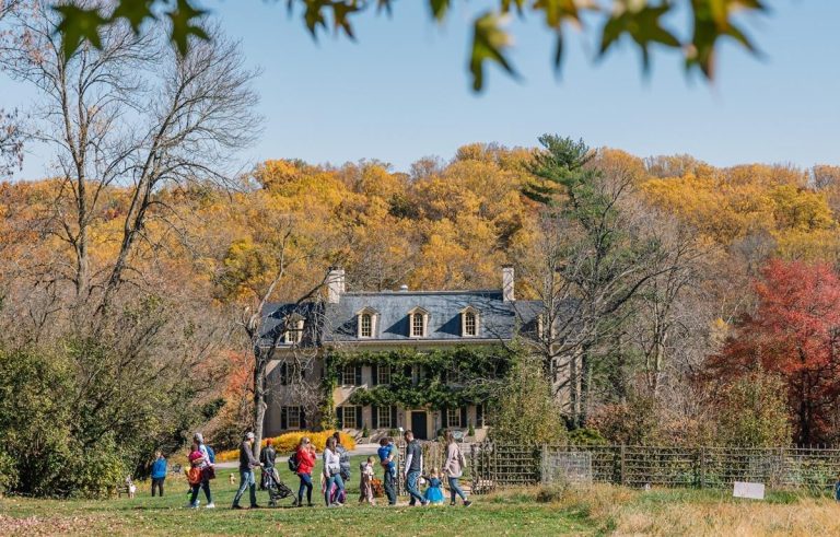 Hagley Museum and Library exterior with group. Photo credit Facebook 768x491