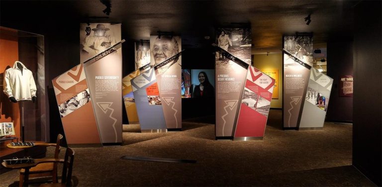Indian Pueblo Cultural Center exhibit. Photo credit Facebook 768x376