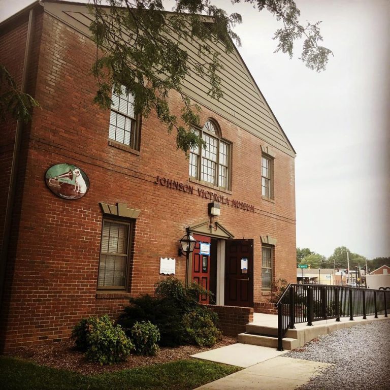 Johnson Victrola Museum exterior. Photo credit Facebook 768x768