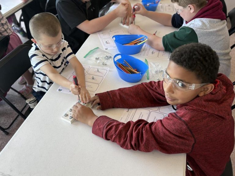 Kansas Aviation Museum STEM activities. Photo credit Facebook 768x576