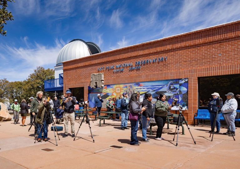 Kitt Peak National Observatory crowd. Photo credit Facebook 768x540