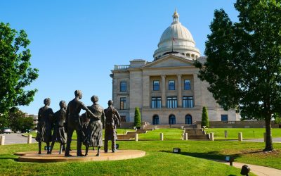 Little Rock Nine Memorial in Arkansas