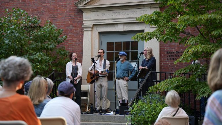 Maine Historical Society performance. Photo credit Facebook 768x433