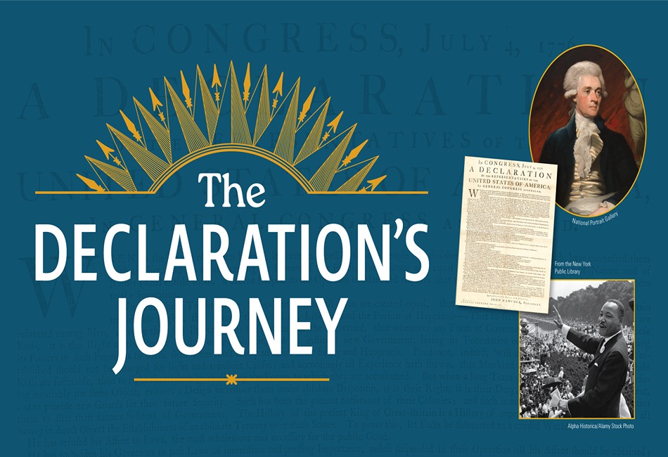 MoAR The Declarations Journey exhibit advertisement. Photo credit MoAR