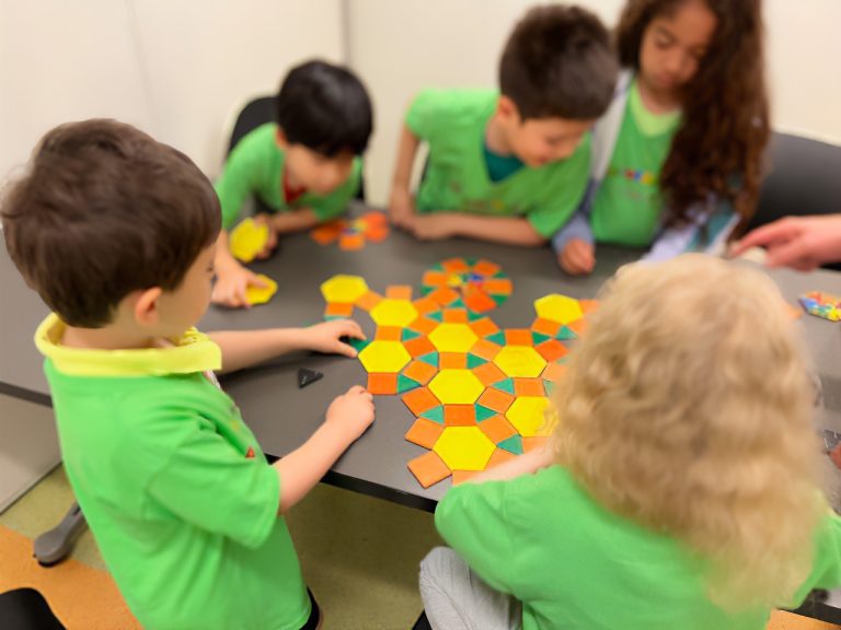 MoMath the National Museum of Mathematics pattern play. Photo credit Facebook 768x576