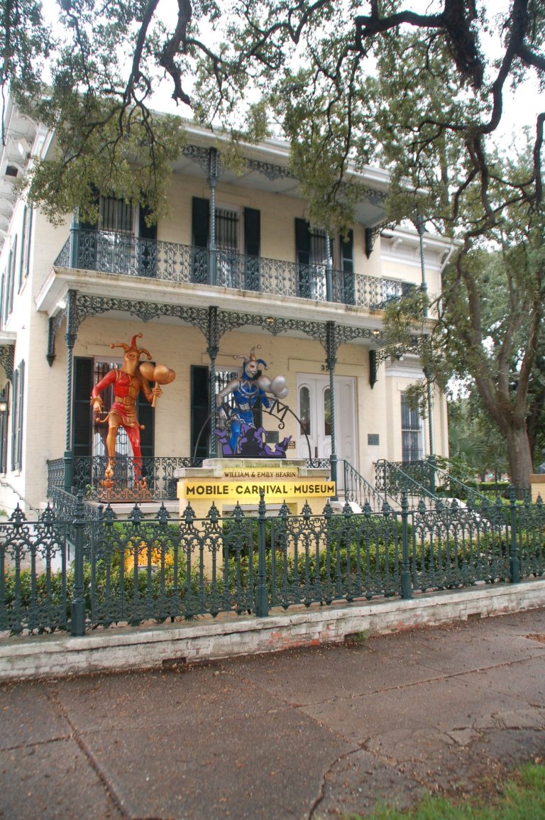 Mobile Carnival Museum exterior. Photo credit Facebook 768x1155