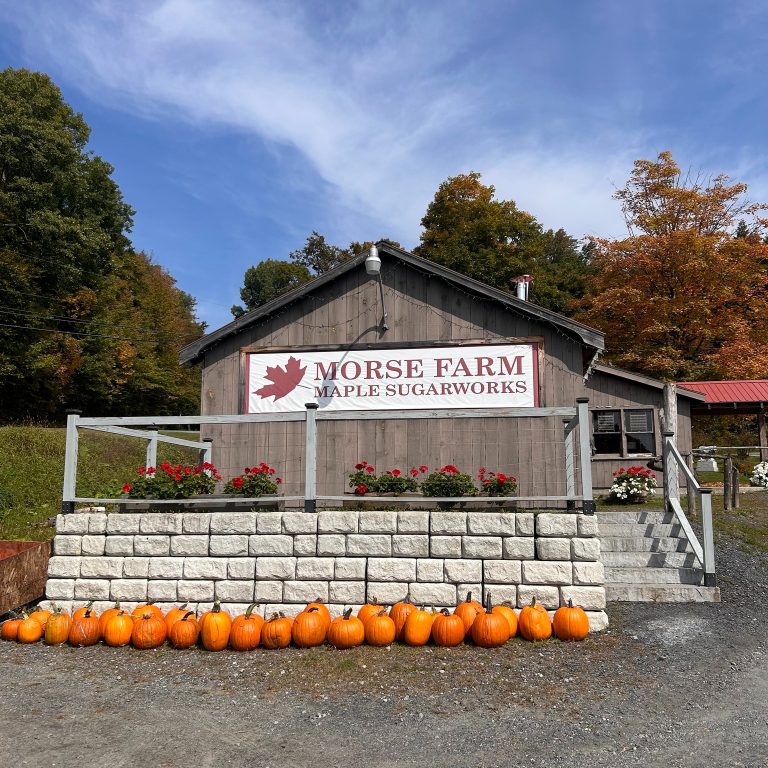 Morse Farm Maple Sugarworks exterior. Photo credit Facebook 768x768