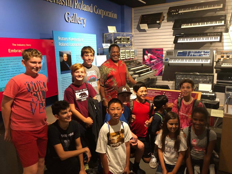 Museum of Making Music field trip. Photo credit Facebook 768x576