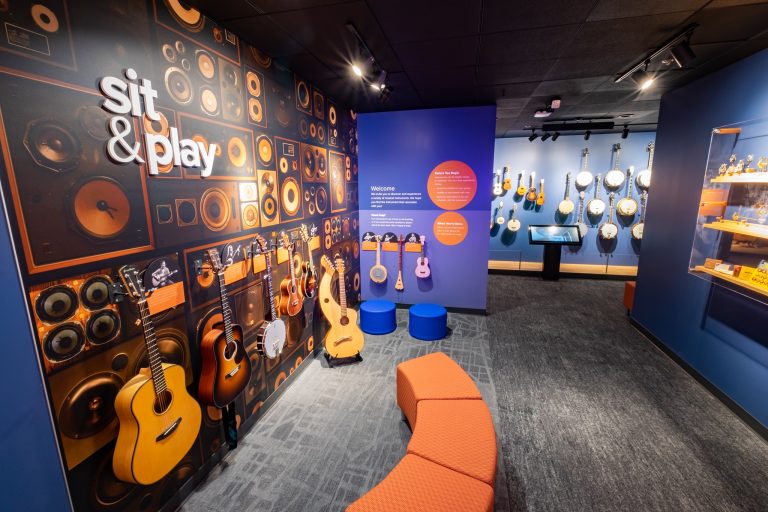 Museum of Making Music sit and play. Photo credit Facebook 768x512