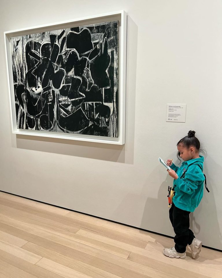 Museum of Modern Art school girl. Photo credit MoMA The Museum of Modern Art Facebook 768x960