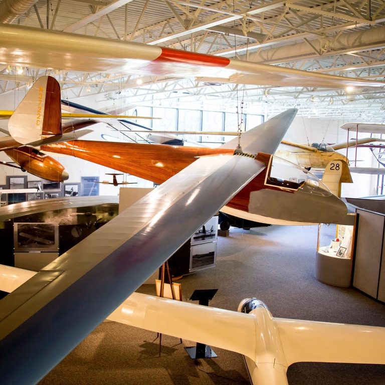 National Soaring Museum airplane exhibits. Photo credit Facebook 768x768