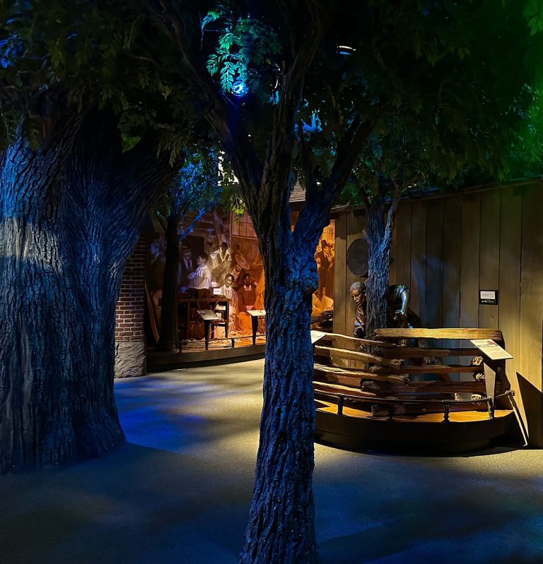 National Underground Railroad Freedom Center exhibit. Photo credit Facebook 768x799