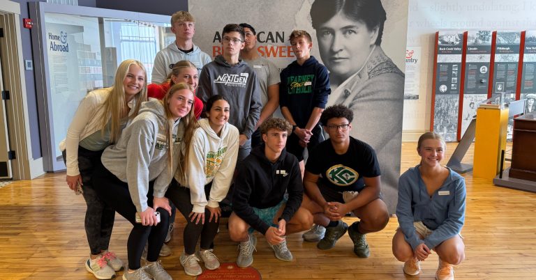 National Willa Cather Center school group. Photo credit Facebook 1 768x402