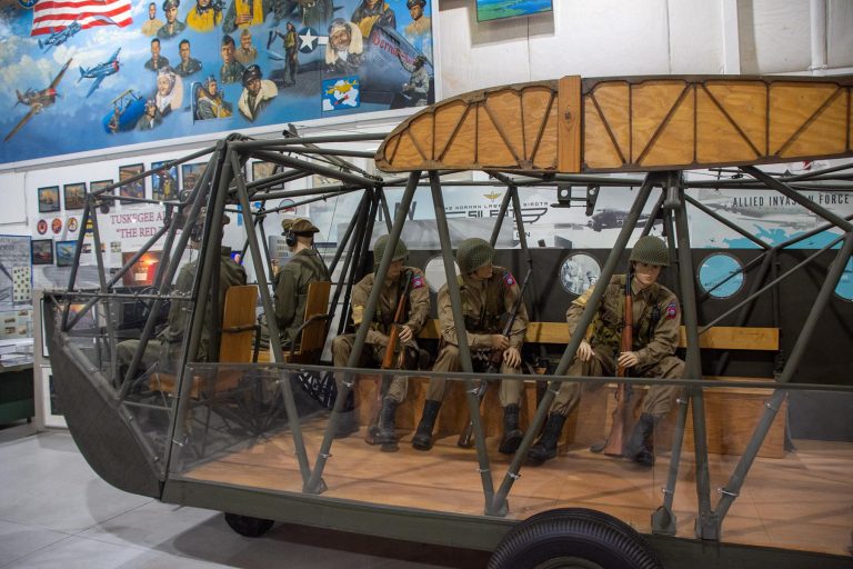 Palm Springs Air Museum in California soldier exhibit. Photo credit Robert Rouse via Flickr 768x512