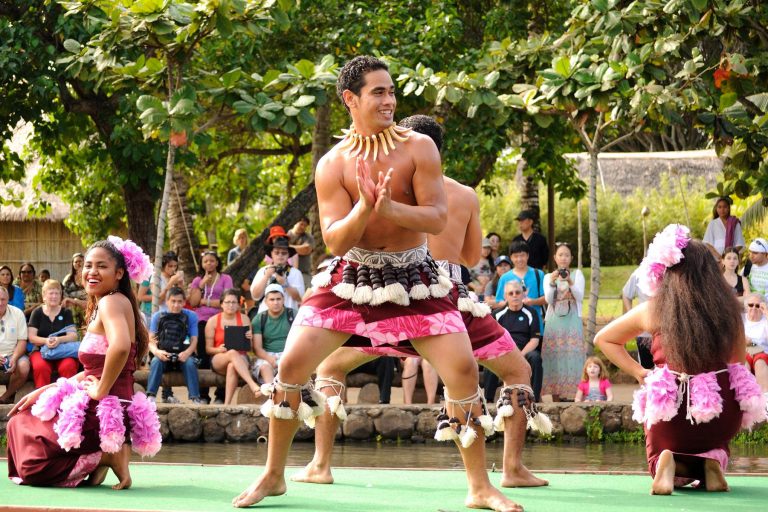 Polynesian Cultural Center demonstration. Photo credit Daniel Ramirez via Flickr 768x512