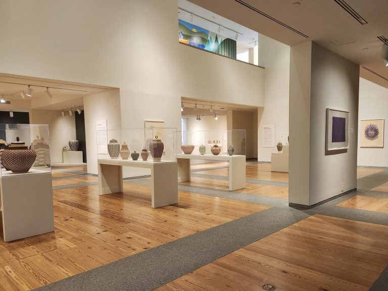 Portland Museum of Art Woven exhibit. Photo credit Facebook 768x576