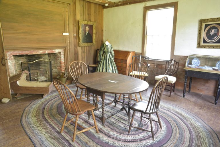 Pownalborough Court House Museum interior 1. Photo credit Facebook 768x513
