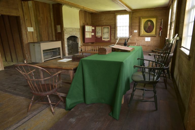 Pownalborough Court House Museum interior 2. Photo credit Faceobok 768x513