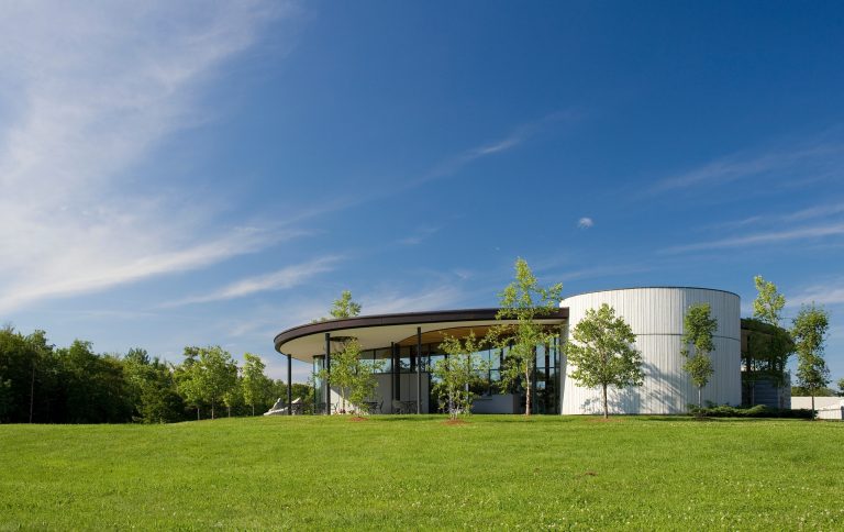 Rock of Ages Visitor Center exterior. Photo credit Facebook 768x484