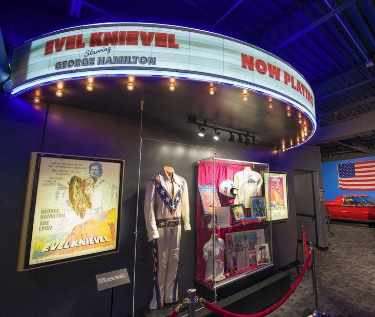 The Evel Knievel Museum exhibit. Photo credit Facebook 768x650