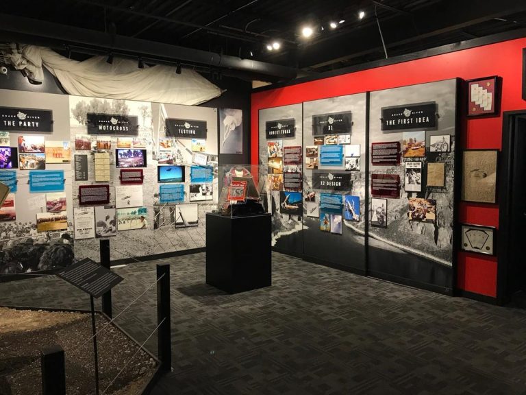 The Evel Knievel Museum history exhibit. Photo credit Facebook 768x576