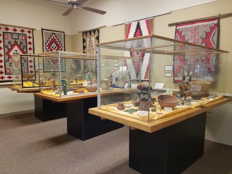 Mohave Museum of History and Arts Native American artifacts. Photo credit Facebook 768x576