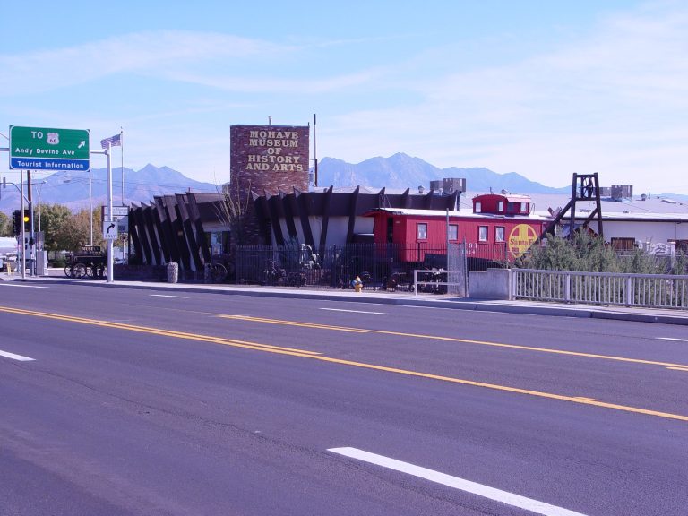 Mohave Museum of History and Arts exterior. Photo credit Facebook 768x576