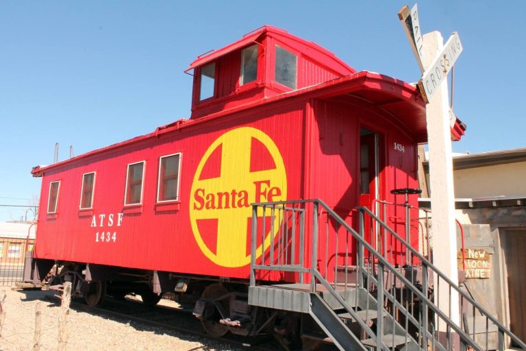 Mohave Museum of History and Arts train. Photo credit Facebook 768x512